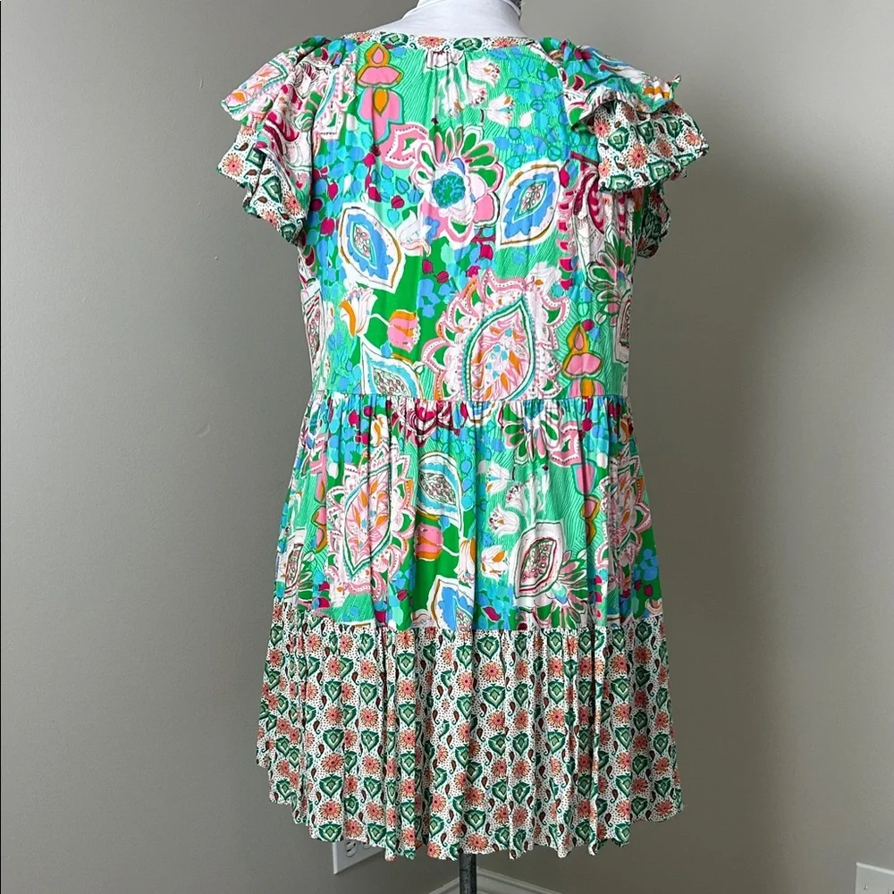 Sage & Fig Boho Floral Dress | Size Large - Picture 5 of 7